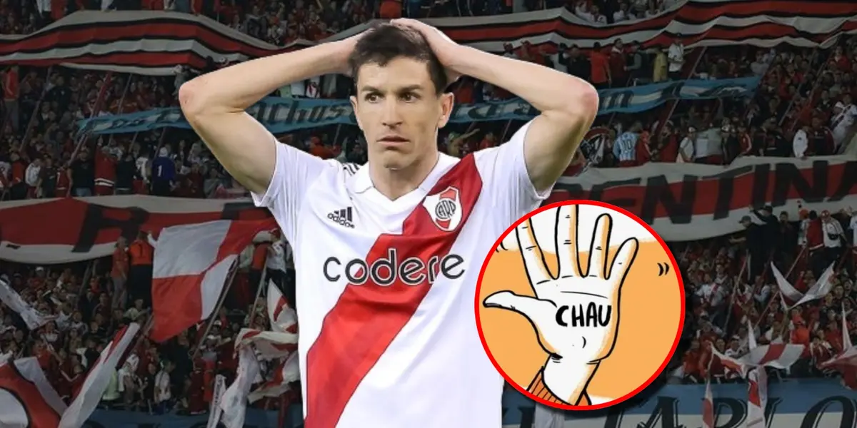 Nacho Fernández, mediocampista del Club Atlético River Plate.