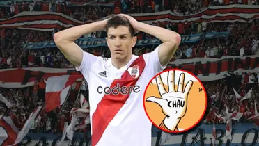 Nacho Fernández, mediocampista del Club Atlético River Plate.