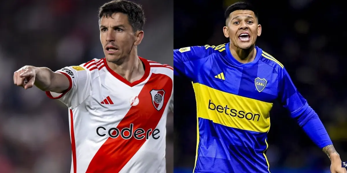 Nacho Fernández y Marcos Rojo.