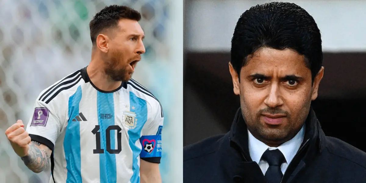 Nasser Al-Khelaïfi se refirió al futuro del capitán de la selección argentina