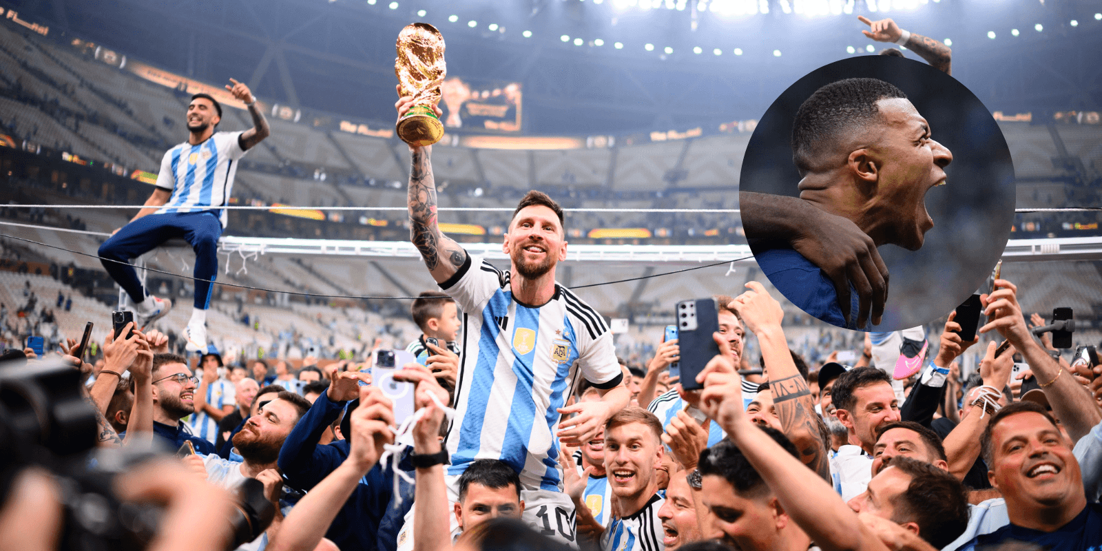 Nasser Al-Khelaïfi se rindió a los pies del capitán de la selección argentina luego de obtener el Mundial