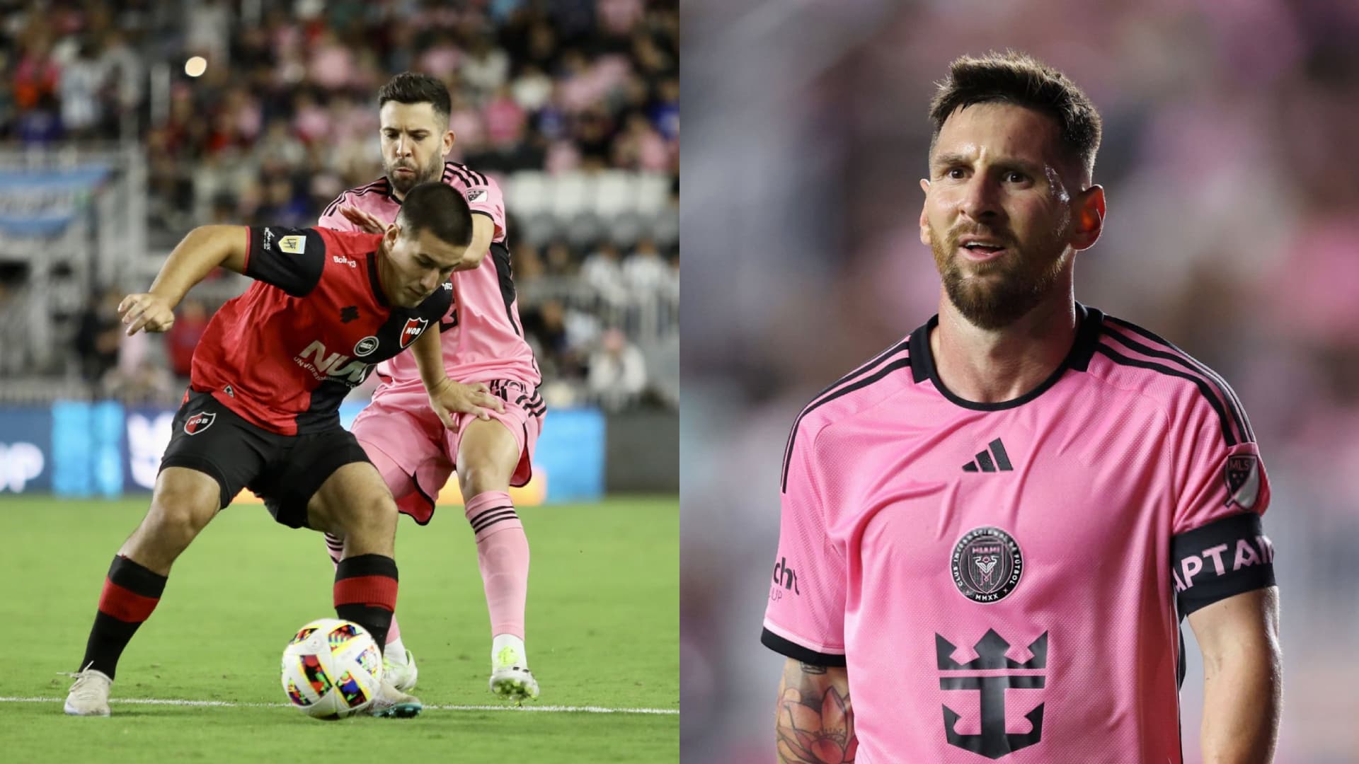 Newell's le cortó una buena racha a Messi