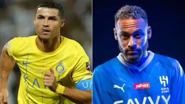 Neymar y Cristiano en Arabia