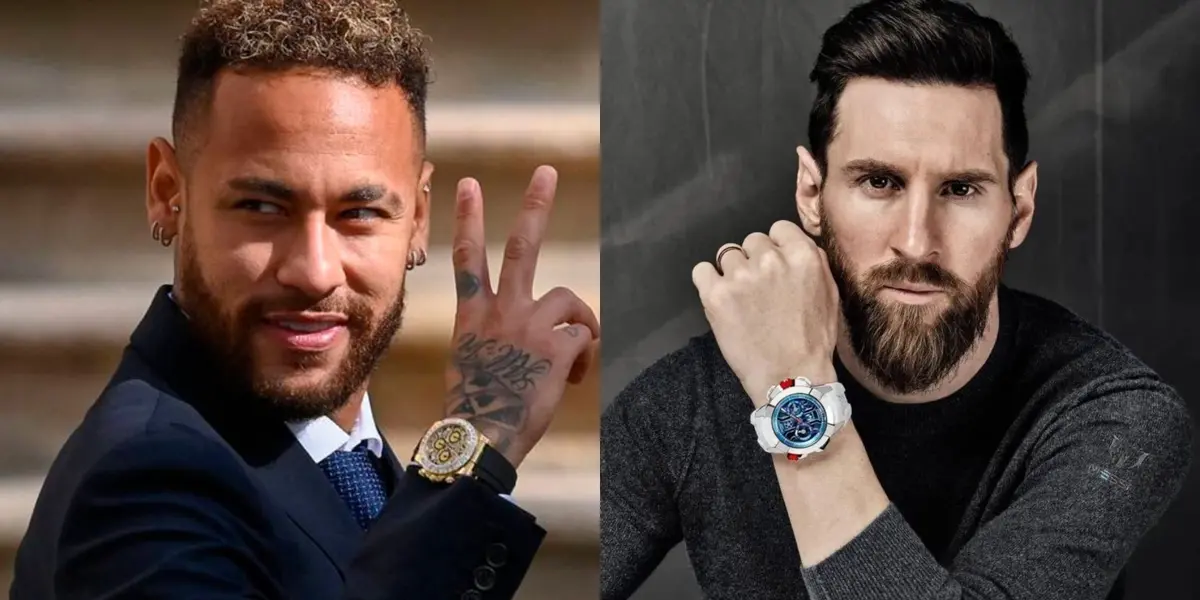 Neymar y Leo Messi.