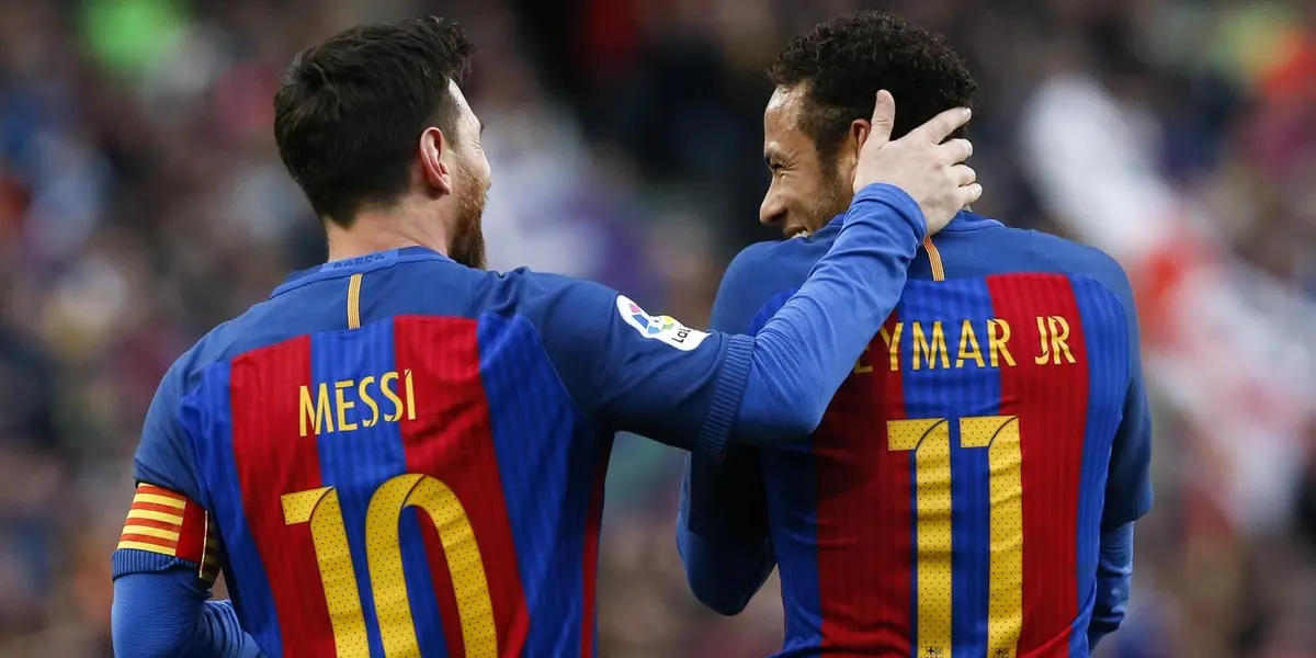 Neymar y Messi juntos en Barcelona
