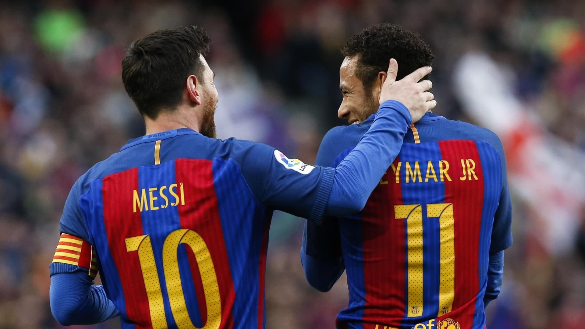 Neymar y Messi juntos en Barcelona