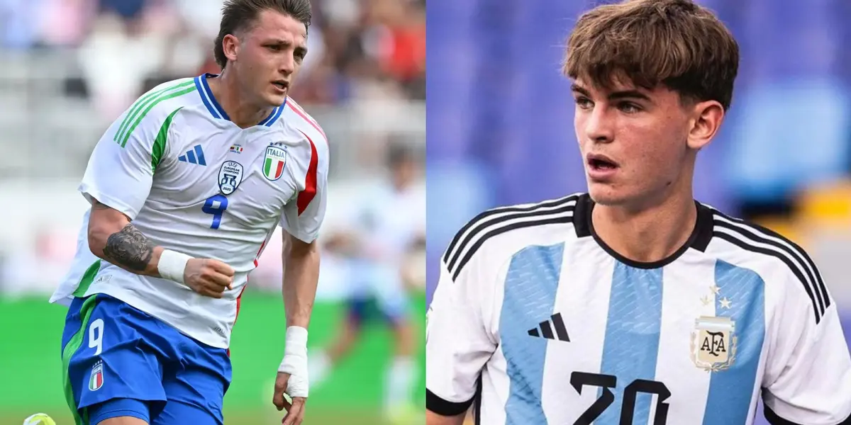 Nico Paz le dio una lección de patriotismo a Retegui siendo español