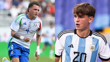 Nico Paz le dio una lección de patriotismo a Retegui siendo español