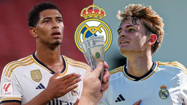Nico Paz tiene un salario muy bajo en Real Madrid