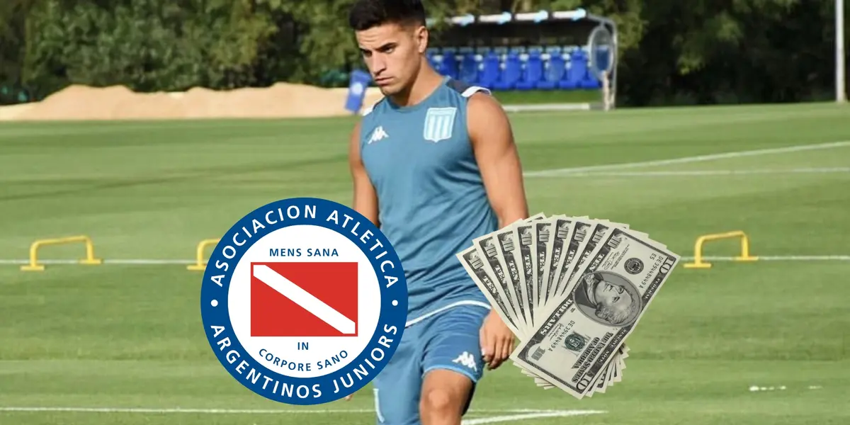 Nicolás Oroz le deja un buen dinero a Racing por su pase a Argentinos Juniors