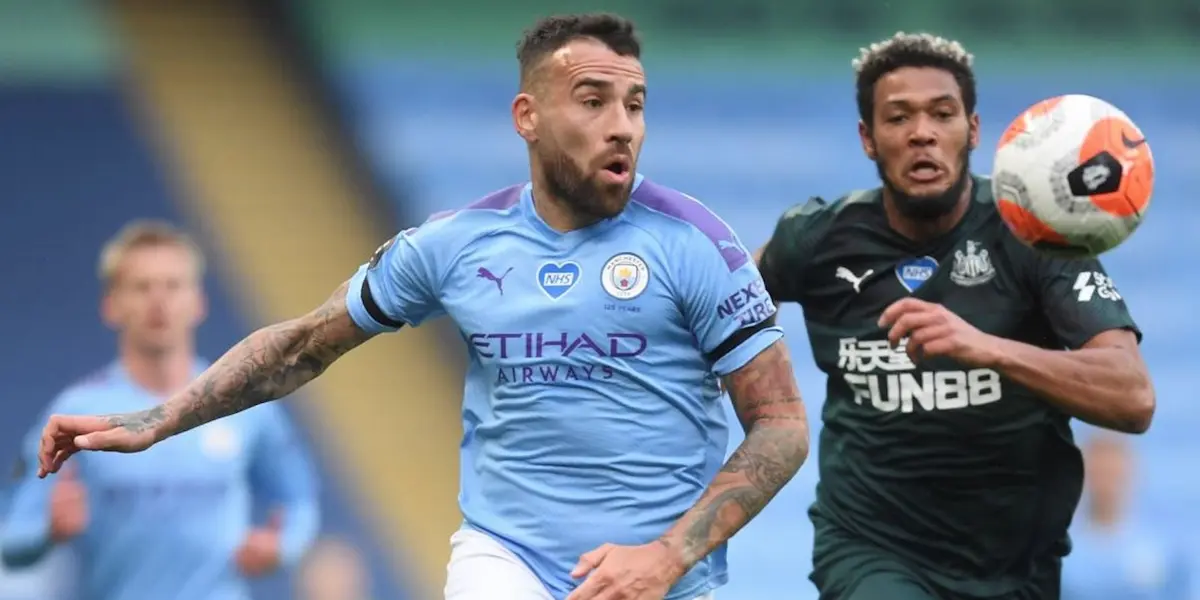 Nicolás Otamendi continúa entrenándose en Manchester City F.C., pero ha recibido una oferta de un club europeo.