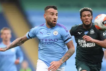 Nicolás Otamendi continúa entrenándose en Manchester City F.C., pero ha recibido una oferta de un club europeo.