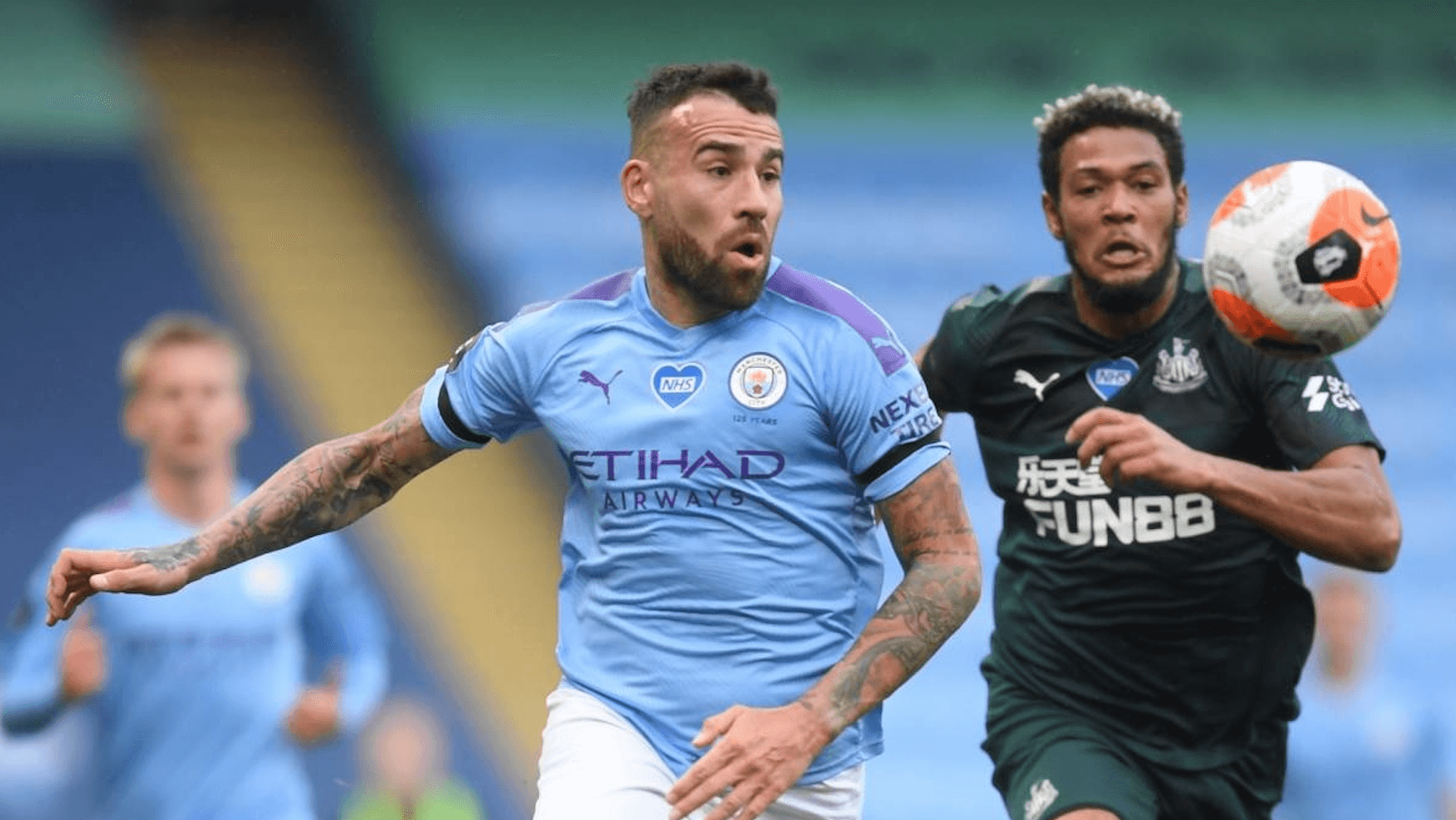 Nicolás Otamendi continúa entrenándose en Manchester City F.C., pero ha recibido una oferta de un club europeo.