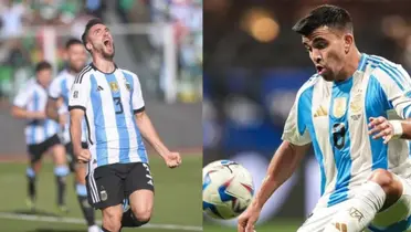 Nicolás Tagliafico y Marcos Acuña.