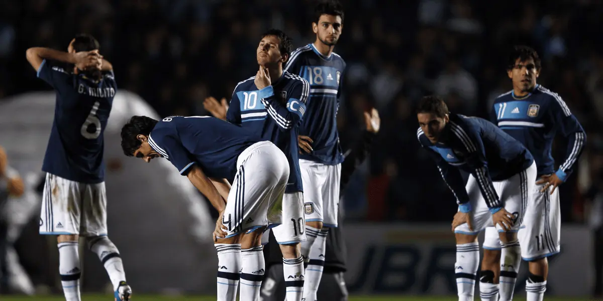 No le fue bien con el equipo absoluto de la Albiceleste, aunque consiguió una medalla olímpica en 2008