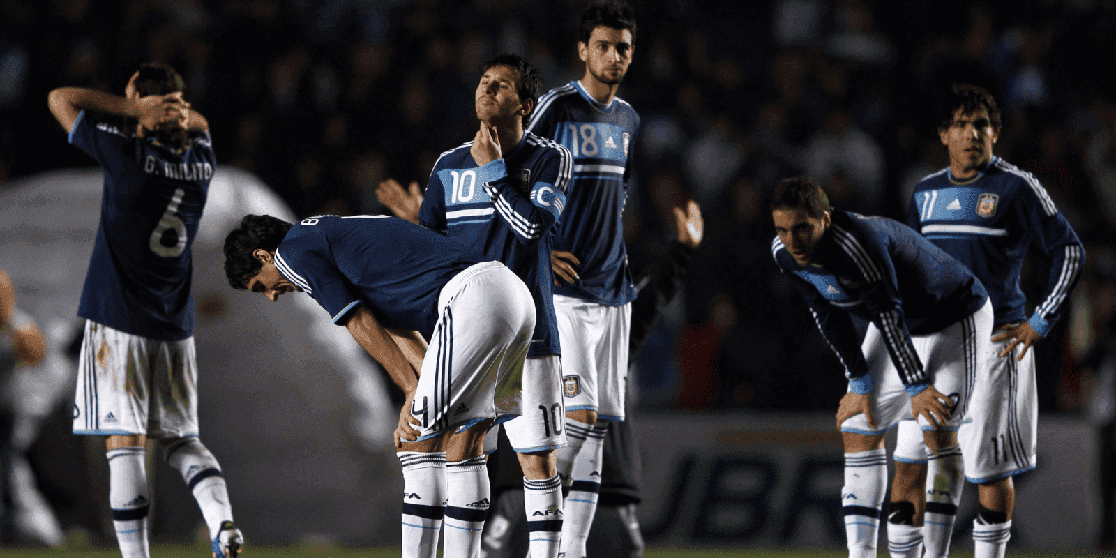 No le fue bien con el equipo absoluto de la Albiceleste, aunque consiguió una medalla olímpica en 2008