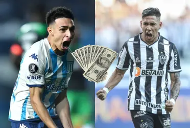 Mientras Ojeda cobrará un millón en la MLS, el sueldo de Zaracho en Brasil