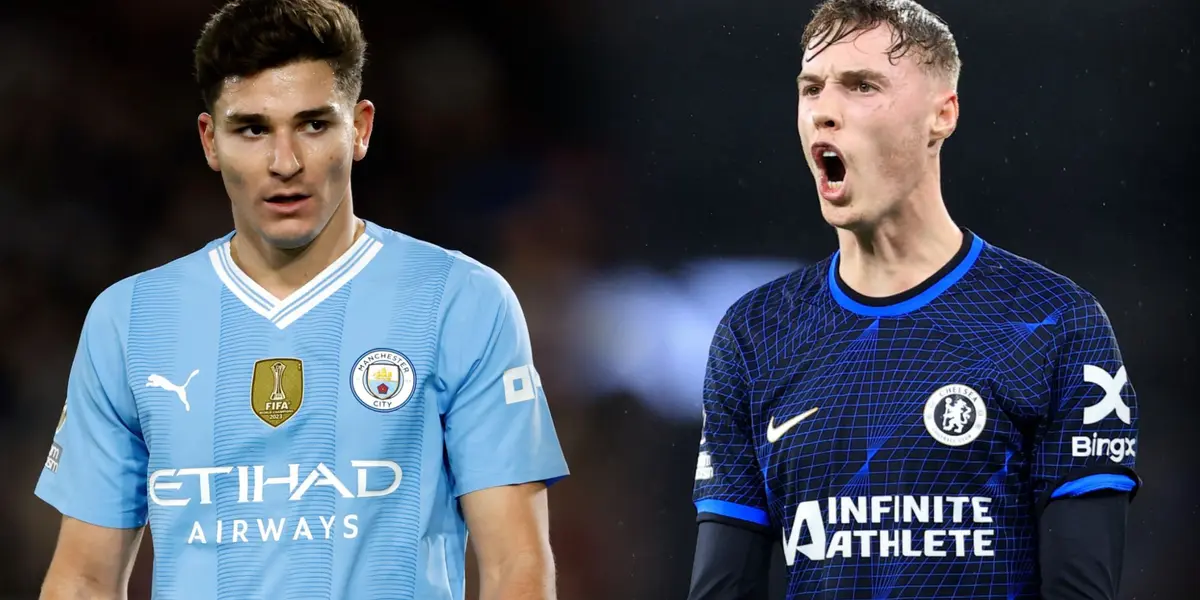 Palmer humilló a Julián Álvarez en la Premier League