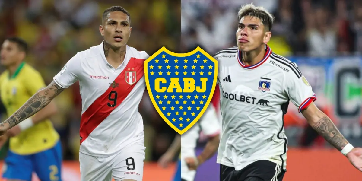 Paolo Guerrero y Carlos Palacios.