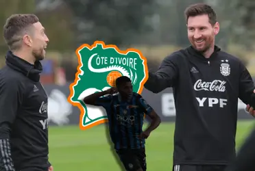 Papu Gómez comparó a Messi con un delantero de Costa de Marfil