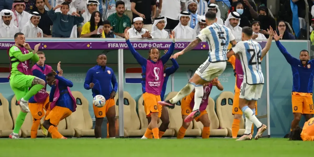 Paredes reveló por qué lanzó el pelotazo contra el banco de Países Bajos