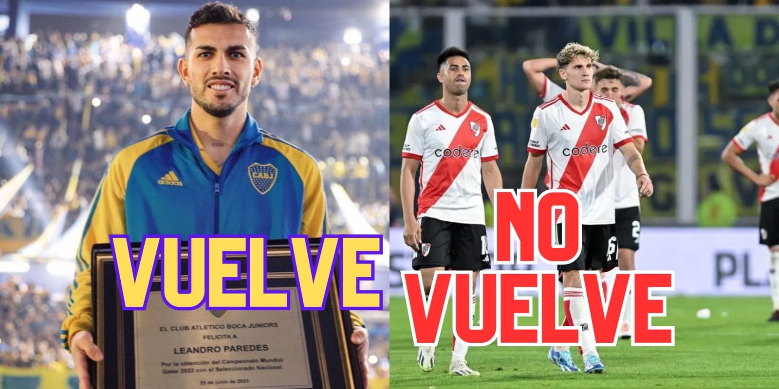 Paredes y River.