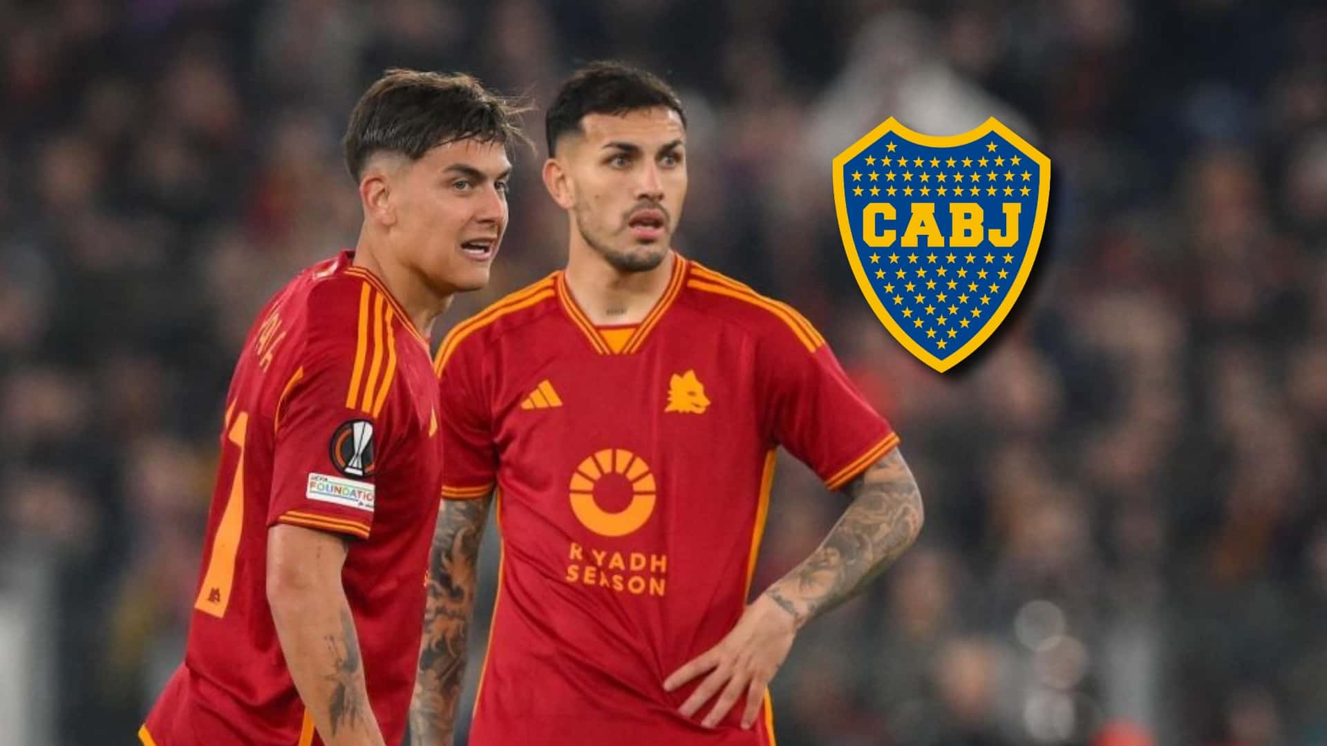 Paulo Dybala y Leandro Paredes, dos campeones del mundo con presente en AS Roma.