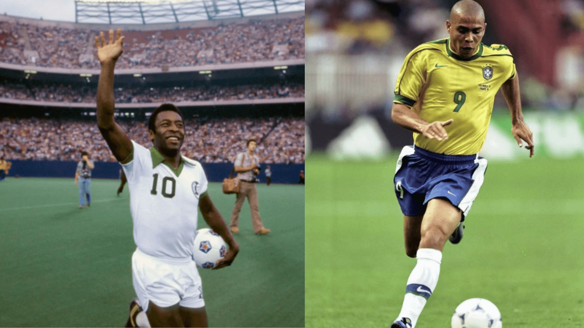 Pele y Ronaldo Nazario /INSTAGRAM