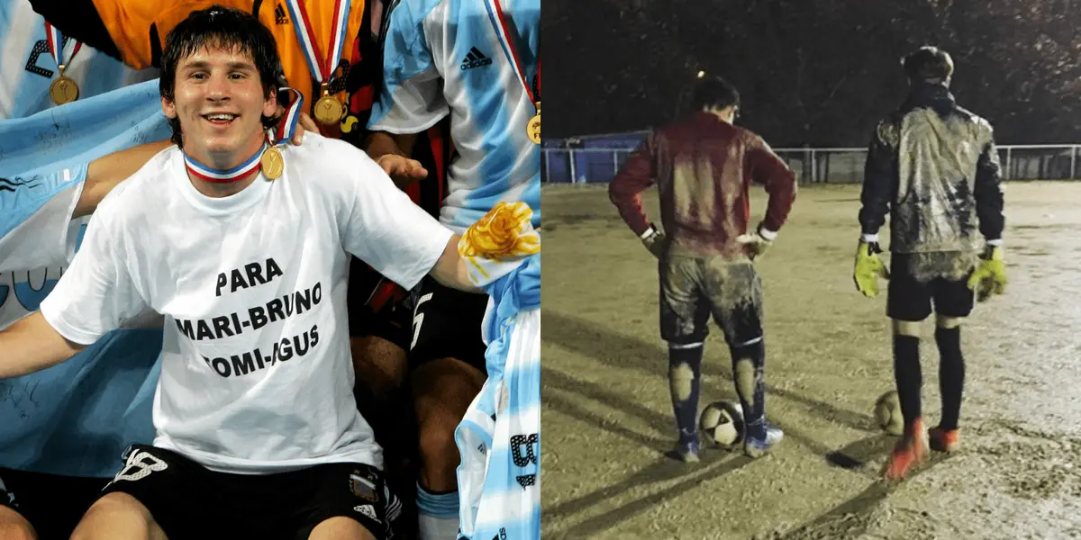 Pese a no ser titular, compartió camerino con el actual delantero del PSG y uno de sus logros fue dejar en el camino al Real Madrid en la Copa del Rey