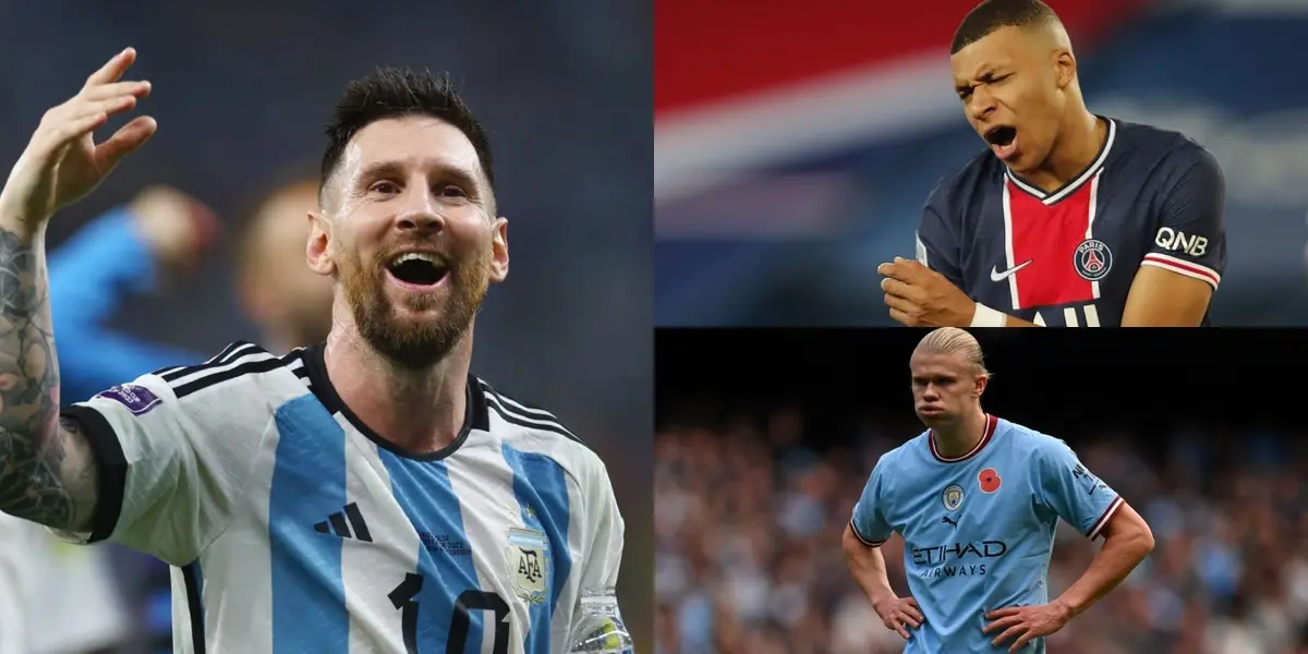 Lloran Haaland y Mbappé, la decisión que los seguirá dejando a la sombra de Messi