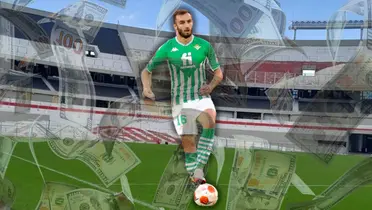 Pezzella en el Monumental de River.