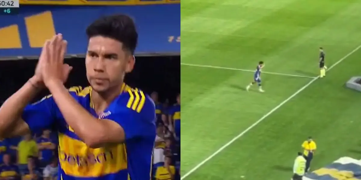 Pol dejó al Xeneize con 10 antes de tiempo.