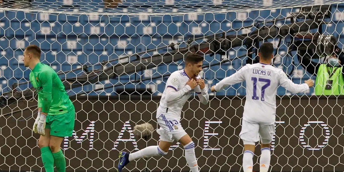 Por las semifinales de la Supercopa de España, el Merengue se impuso 3 a 2 y jugará la final con el ganador de Athletic de Bilbao ante Atlético de Madrid.