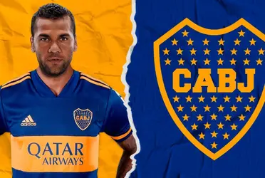 Por un insólito motivo, Dani Alves volvió a vestir los colores de Club Atlético Boca Juniors.