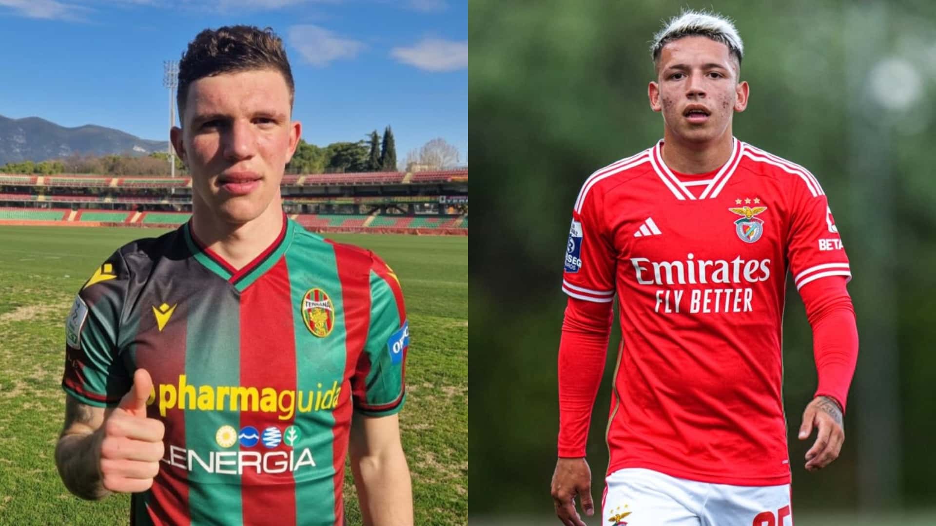 Prestiani en Benfica y Carboni en Italia