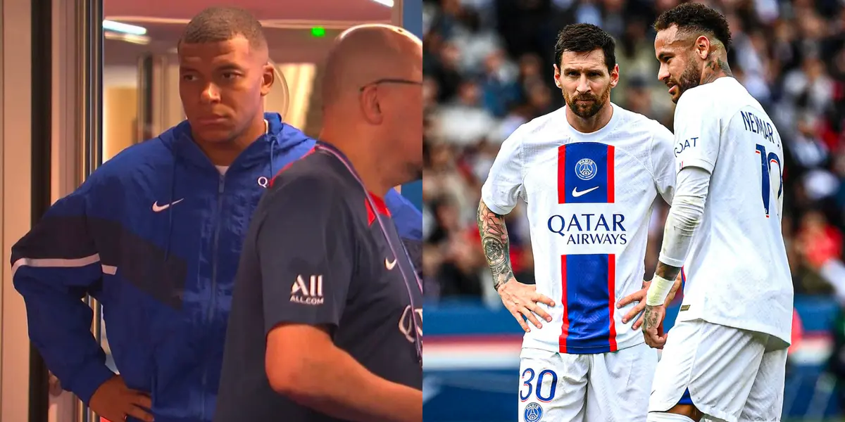 Previo al partido entre PSG y Brest, el galo se mostró distante de las estrellas sudamericanas