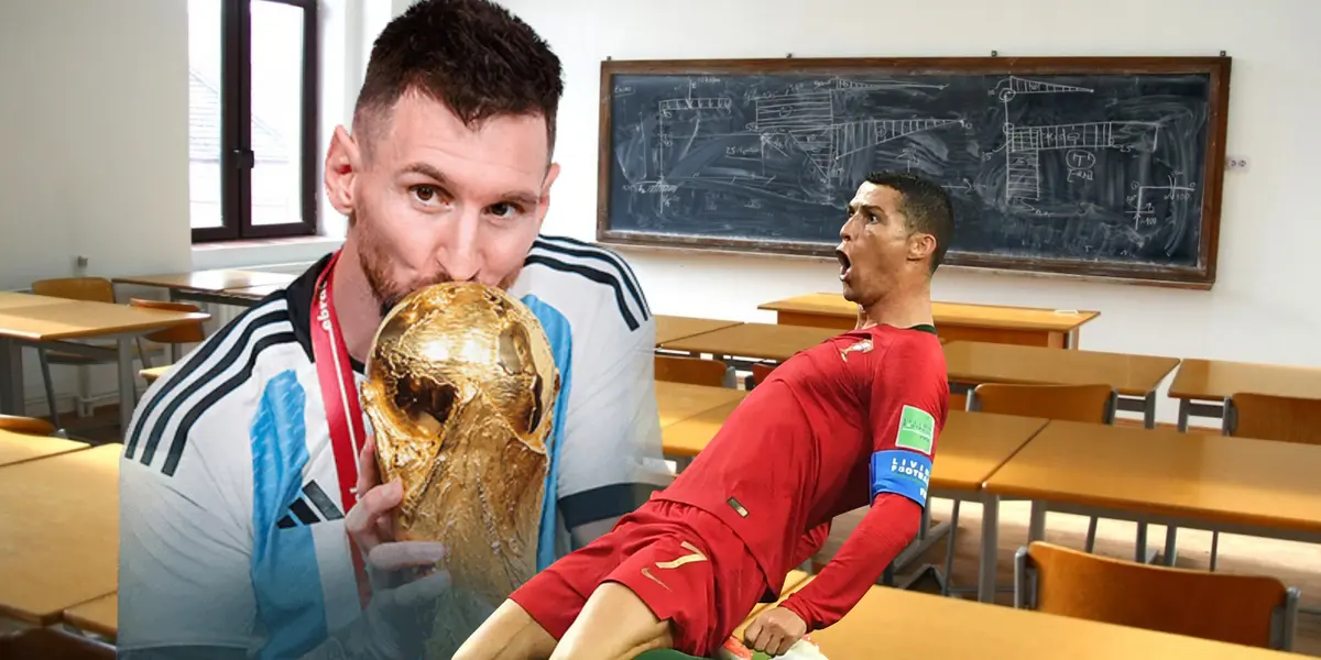 Puso de rodillas a CR7 y propuso que Messi sea un materia del colegio