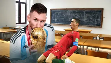 Puso de rodillas a CR7 y propuso que Messi sea un materia del colegio
