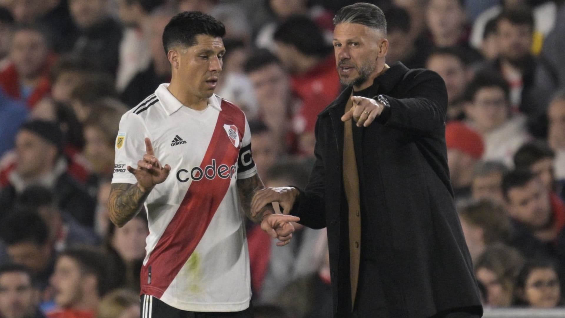 ¿Qué hizo Enzo Pérez cuando vio a Demichelis?