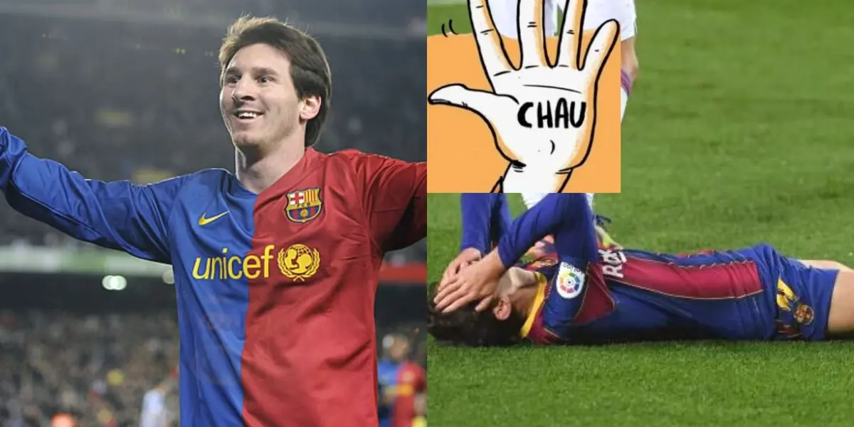 Quedó a las claras que él no está ni siquiera cerca del nivel de juego del mejor jugador del mundo.