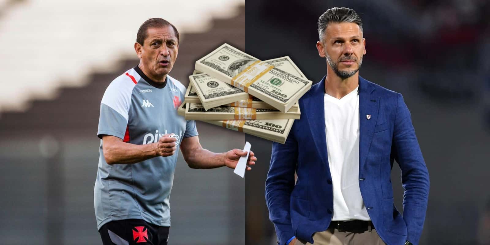 Ramón Díaz junto a Demichelis.