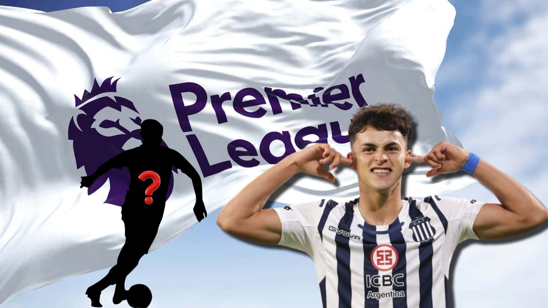 Ramón Sosa festeja un gol con Talleres de Córdoba.