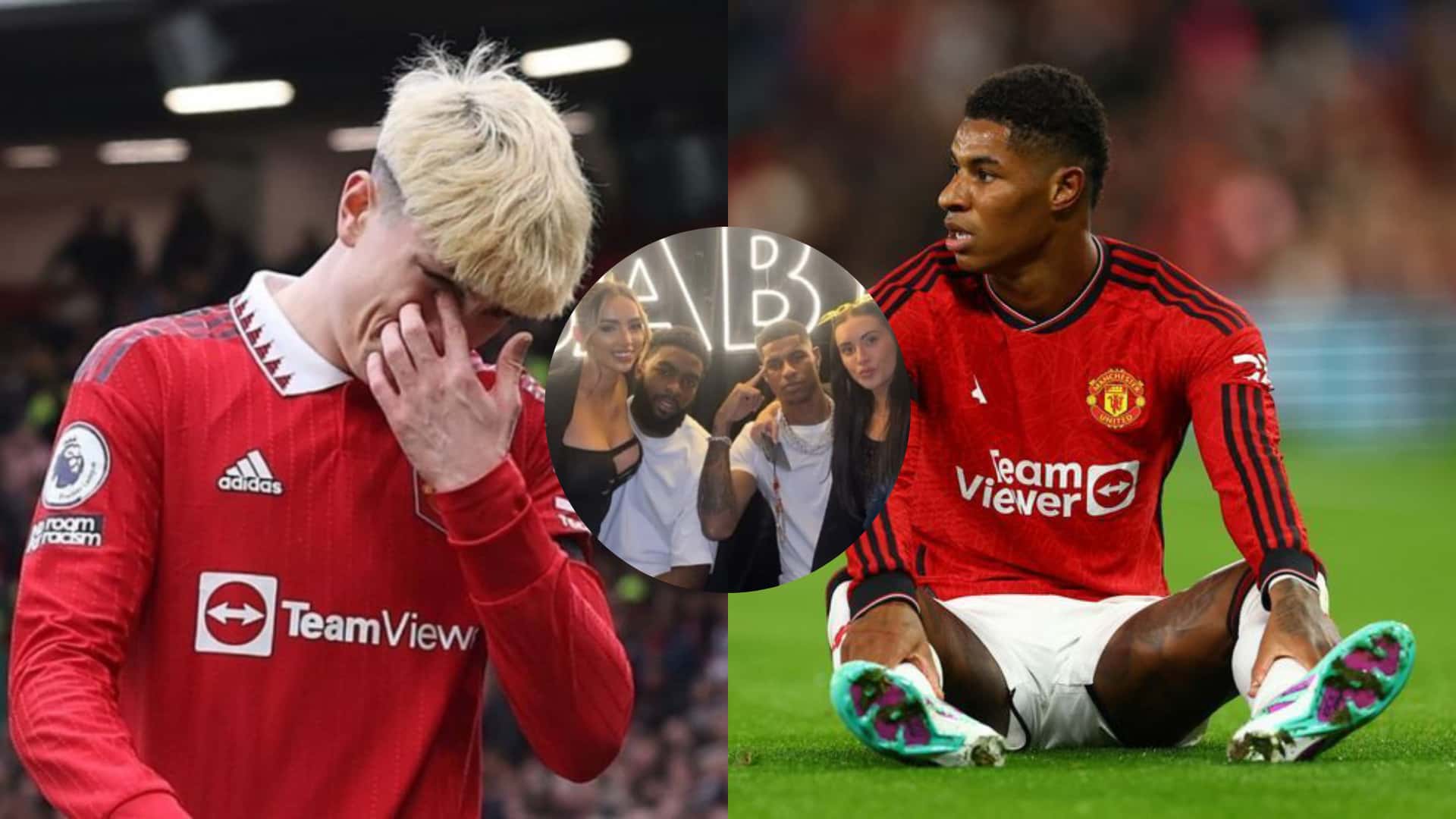 Rashford recibió una multa por irse de fiesta