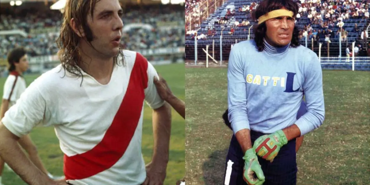 Reinaldo Merlo y Hugo Gatti.