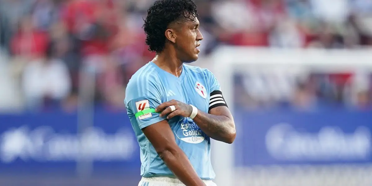 Renato Tapia jugando en Celta de Vigo