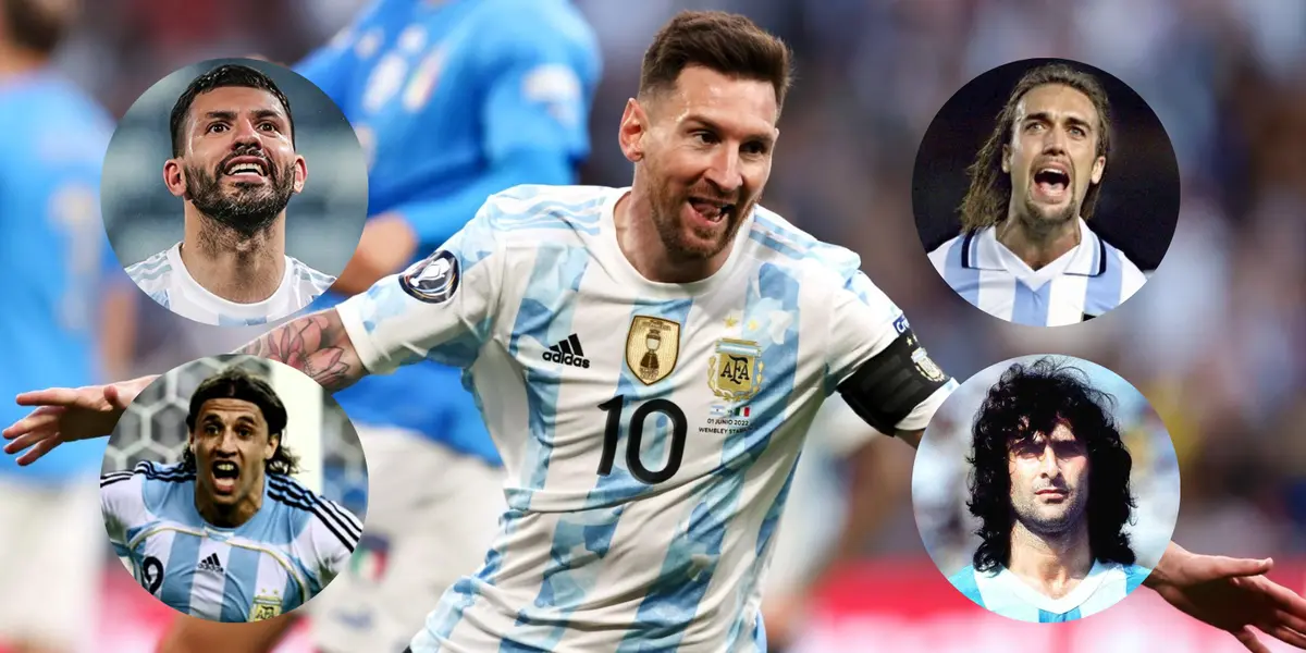 Repasamos quiénes son los jugadores que rompieron las redes e hicieron historia con la camiseta Albiceleste