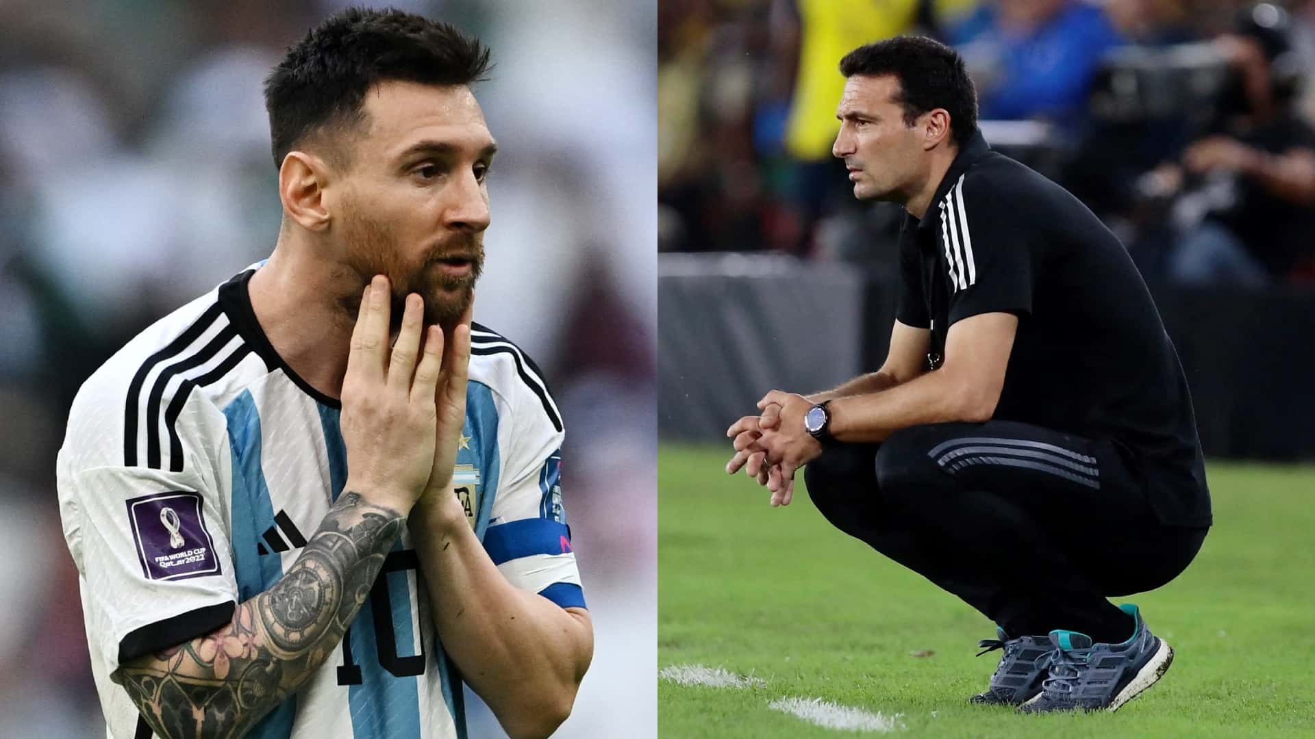Revelan un cortocircuito entre Messi y Scaloni