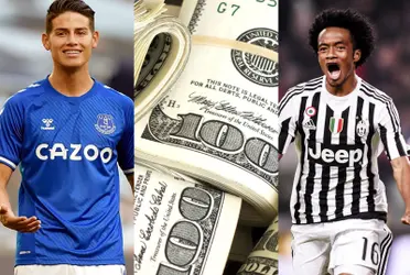 Revelaron los sueldos de los colombianos y mientras en Colombia el sueldo básico es 877 mil pesos, esto es lo que ganan por día James Rodríguez y Juan Guillermo Cuadrado