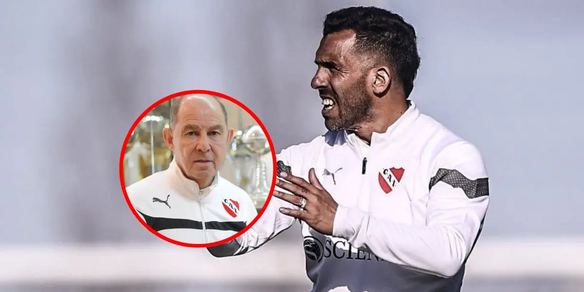 Ricardo Bochini y Carlos Tévez.