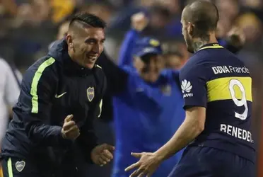 Ricardo Centurión y Darío Benedetto se encontraron para festejar la llegada de Papá Noel.